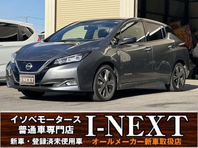 リーフ(日産) Ｇ　９インチナビ／アラウンドビューモニター／インテリジェントルームミラー／ＥＴＣ２．０／社外ドラレコ 中古車画像