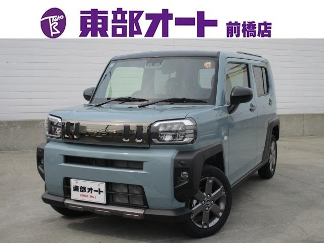 Ｇ　ダーククロムベンチャー　届出済未使用車　スマートアシストＩＩＩ　４ＷＤ　ダークブラックメッキ　フードガーニッシュ　アンダーガーニッシュ　スカイルーフ　レーダークルーズコントロール　左右シートヒーター　ＬＥＤヘッドライト