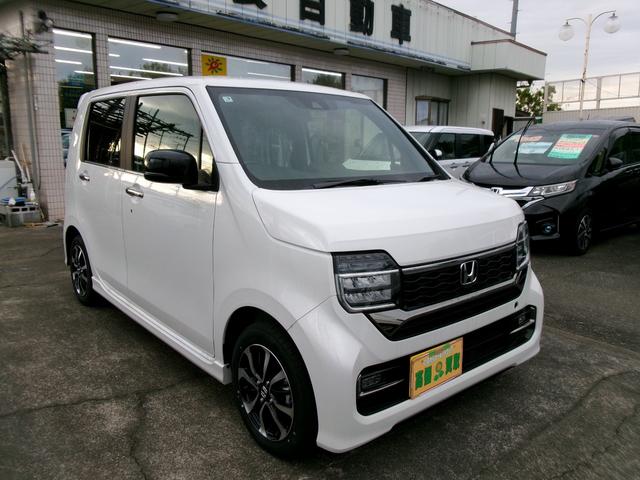 N−WGNカスタム(ホンダ) L ホンダセンシング ナビ装着用スペシャルパッケージ クリアランスソナー レーンアシスト 衝突被害軽減システム アダプティブクルーズコントロール オートライト LEDヘッドランプ 電動格納ミラー 中古車画像