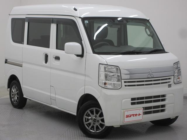 ミニキャブバン(三菱) ブラボー　４ＷＤ　衝突被害軽減ブレーキ　Aftermarketナビ　フルセグＴＶ　ブルートゥース　ＥＴＣ　ドラレコ　リアヒーター　セキュリティアラーム　クリアランスソナー　オートライト　キーレス　オーバーヘッドシェルフ 中古車画像