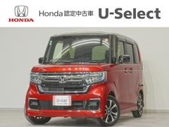 N-BOXカスタム L ワンオーナー インターナビ 前後ドラレコ シートヒーター 両側電動スライドドア パーキングソナー バックカメラ 両席電動スライドドア Pソナー 1オーナー サイドエアバッグ ナビTV Aストップ AC 中古車画像