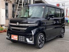 スペーシアカスタム ハイブリッドXS 両側電動スライドドア クリアランスソナー オートクルーズコントロール レーンアシスト 衝突被害軽減システム オートライト LEDヘッドランプ スマートキー アイドリングストップ 電動格納ミラー 中古車画像