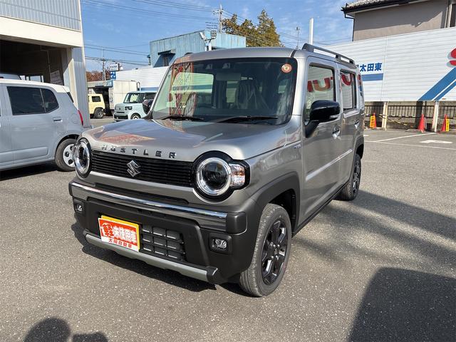 ハスラー（スズキ）タフワイルド　クリアランスソナー　オートクルーズコントロール　レーンアシスト　衝突被害軽減システム　オートライト　スマートキー　アイドリングストップ　電動格納ミラー　シートヒーター　ＣＶＴ　ＥＳＣ　アルミホイール 中古車画像