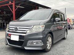 ステップワゴンスパーダ Z ETC TV 両側電動スライドドア HID スマートキー 電動格納ミラー 3列シート CVT アルミホイール CD DVD再生 Bluetooth 盗難防止システム 衝突安全ボディ ABS ESC 中古車画像