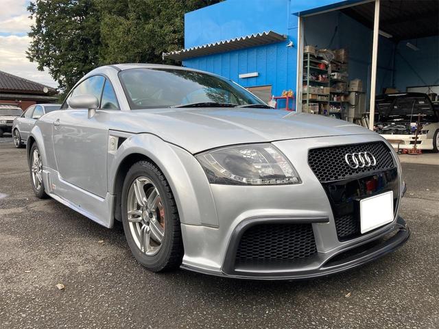 1.8T 1.8T 5速MTターボ 本皮シート 社外 16アルミ マフラー サス/ショック エアロ Fフェンダー スリットローター オイルレベルゲージ エアクリ ETC タイミングベルト・ウォーターポンプ交換済(1枚目)