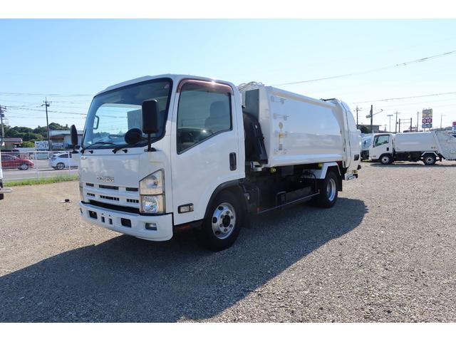 　極東　ワイドプレスパッカー車　７．１立米　積載２６００ｋｇ　汚水タンク付　連続スイッチ付