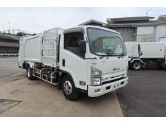 エルフトラック  新明和 ワイドプレスパッカー車 5.0立米 汚水タンク付 連続スイッチ付 中古車画像