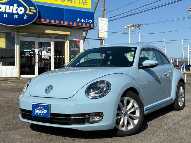 ザ・ビートル(フォルクスワーゲン) デザインレザーパッケージ　ユーザー買取車　ガレージ保管　禁煙車　純正１７ＡＷ　黒本革シート　純正ナビ　フルセグＴＶ　Ｂｌｕｅｔｏｏｔｈ　ＥＴＣ 中古車画像