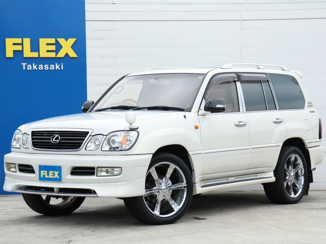トヨタ ランドクルーザー１００ シグナス ホワイトパールマイカ ４７００ｃｃガソリン 本革シート ハイトコントロールの中古車 グーネット中古車