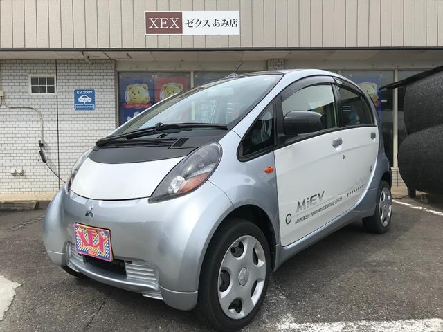 i-MiEV（三菱）Ｍ　東芝１０．５ｋＷｈ　ＳＣｉＢ駆動バッテリー　ヒートポンプ式エアコン　シートヒーター　ＳＤナビＴＶ　ＣＤ　ドライブレコーダー　キーレス　AftermarketＡＷ　ＡＳＣ　ＡＢＳ　Ｗエアバック 中古車画像