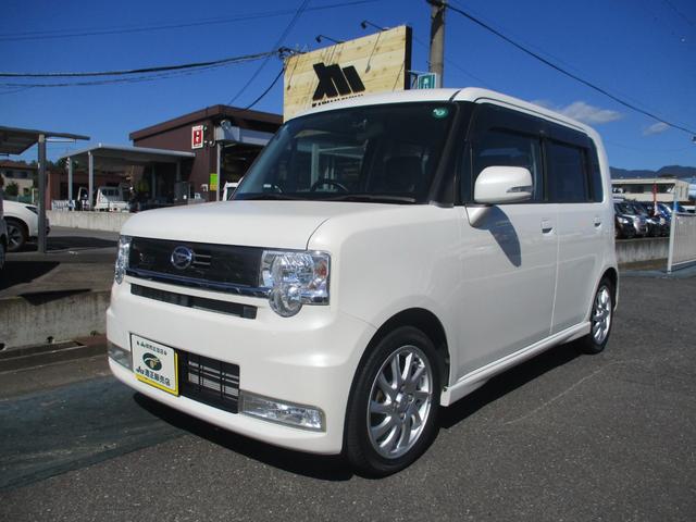ムーヴコンテ カスタム　ＲＳ　４ＷＤ／ターボ／純正アルミホイール／キーフリシステム／エアロ／オートエアコン／ＥＴＣ／ＭＯＭＯステ／シートカバー／ドラレコ／ナビテレビ／フォグランプ（1枚目）