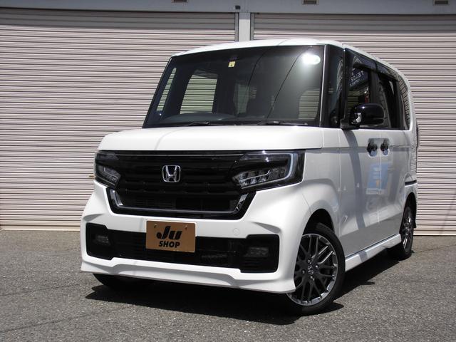 ホンダ Ｎ−ＢＯＸカスタム Ｌターボ　スタイル＋ブラック　８インチプレミアムインターナビフルセグＴＶ　バックモニター