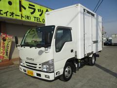 いすゞ　エルフトラック　２ｔ　フルフラットロー　保冷車　バックカメラ