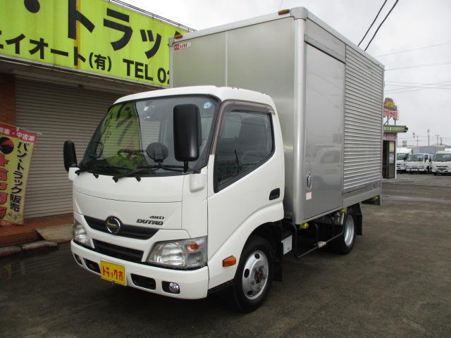 日野 デュトロ １．８５ｔ　フルジャストロー　アルミバン　４ＷＤ