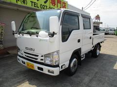 いすゞ　エルフトラック　２ｔ　Ｗキャブ　フルフラットロー　４ＷＤ