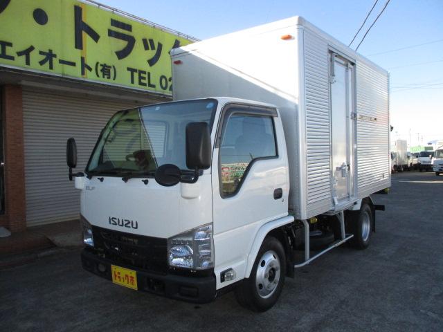 ３ｔ　セミロング　フルフラットロー　アルミバン　オートマ車　バックカメラ　ラッシングレール１段