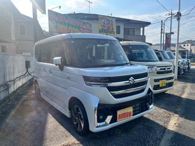ハイブリッドＸＳ　全方位モニター付き９型コネクトナビ付届出済み未使用車　スズキセーフティ　サーキュレーター　両側オートスライドドア　ＬＥＤヘッドライト　メーカー保証