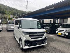 スペーシアカスタム ハイブリッドGS Bluetooth地デジナビ フロアマット ドアバイザー付届出済み未使用車 パワースライドドア スズキセーフティサポート LEDヘッドライト メーカー保証 中古車画像