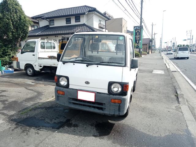 スバル サンバートラック 　４ＷＤ　５速マニュアル　ホワイト