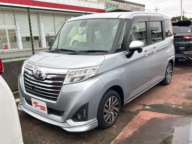 ルーミー カスタムＧ　Ｓ　バックカメラ　ナビ　ＴＶ　両側電動スライドドア　オートクルーズコントロール　衝突被害軽減システム　アルミホイール　オートライト　ＬＥＤヘッドランプ　スマートキー　アイドリングストップ　電動格納ミラー（1枚目）