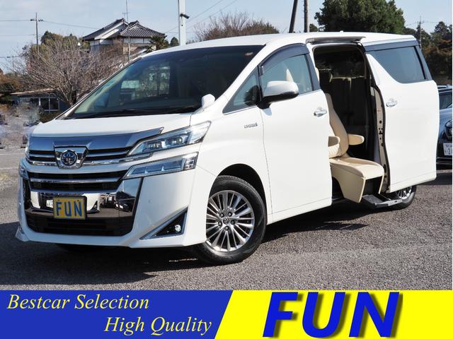 ヴェルファイア（トヨタ）Ｘ　福祉車両サイドリフトアップシート　ワンオーナー禁煙車　セーフティセンス　両自動ドア　フラクセンファブリックシート　９ｉｎディスプレイオーディオ　バックカメラ　ＯＰ・ナビキット　ＯＰ・ＣＤ／ＤＶＤデッキ 中古車画像