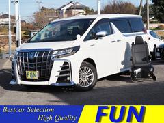 アルファードハイブリッド SR サイドリフトアップシート脱着手動 OP・3眼LEDヘッドライト OP・1500W OP・寒冷地 OP・10インチナビ OP・後席ディスプレイ 両自動 セーフティセンス 黒合皮シート OP・ドラレコ 中古車画像