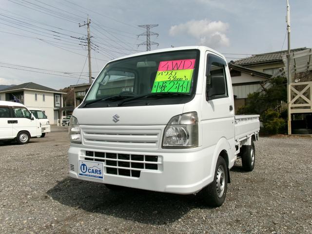 ＫＣパワステ　４ＷＤ　５ＭＴ　パワーステアリング　エアバック　純正ＡＭＦＭラジオ