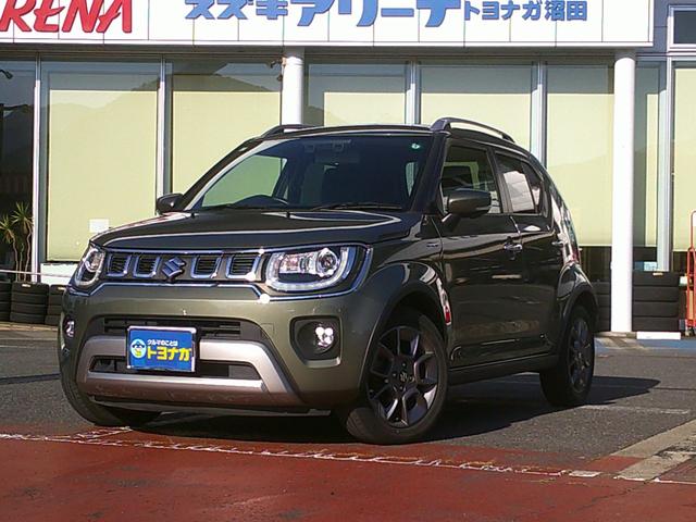 イグニス(スズキ) ハイブリッドMF 4WD デュアルカメラブレーキサポート フルセグSDナビ 全方位カメラ シートヒーター ETC クルーズコントロール パドルシフト グリップコントロール ヒルディセントコントロール LEDヘッドライト フォグランプ オートライト 中古車画像
