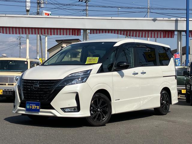 日産 セレナ ハイウェイスターＶ　アーバンクロム　純正１０インチナビＴＶ　アラウンドビュー　ＥＴＣ　ドラレコ　プロパイロット　ＡＣＣ　ＢＳＭ　レーンキープアシスト　エマージェンシーブレーキ　両側パワースライドドア　ＬＥＤライト　走行４２３４ＫＭ