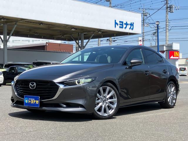 マツダ ＭＡＺＤＡ３セダン ２０Ｓプロアクティブ　ツーリングセレクション　マツダコネクトナビＴＶ　３６０°セーフティ　ブラックレザー　アドバンストキー　ＬＥＤライト　前席シートヒーター　Ｐシート　スマートブレーキサポート　ＡＣＣ　前後ドラレコ　オートエグゼグリル