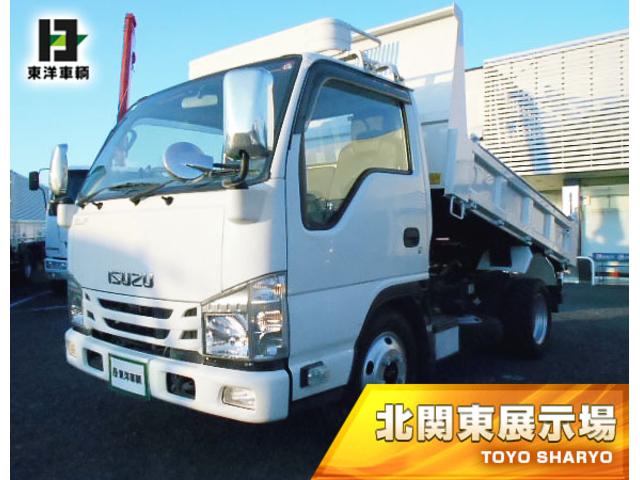 　低床ダンプ　上物極東開発製　積載３ｔ　荷台寸法３０６ｘ１５９ｘ３６　コボレーン付　４ナンバー　排ガス適合