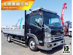 いすゞ　エルフトラック　　アルミブロック平ボディ　積載３ｔ　荷台寸４３６ｘ２０８ｘ３９