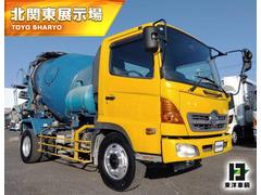 日野　ヒノレンジャー　　コンクリートミキサー車　上物カヤバ工業　上物容量６．３立米