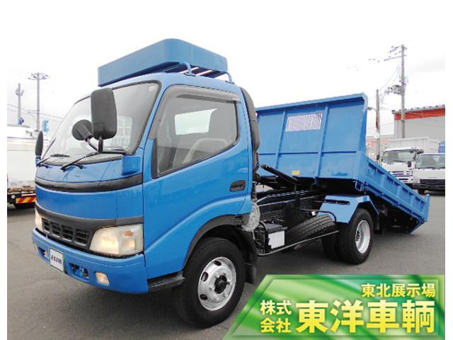 　ローダーダンプ／セーフティダンプ　上物花見台製　積載３．８ｔ　ワイドボディ　荷台寸法：３３１×２０１×３５　シートキャリア　走行９．４万ｋｍ