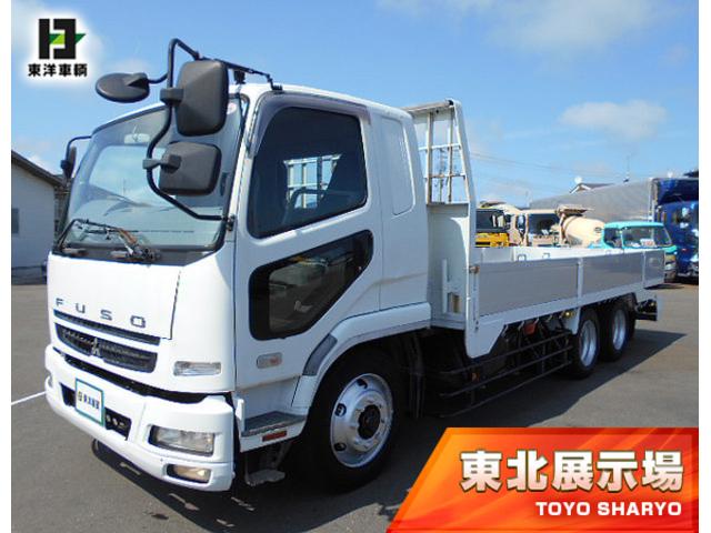 １３２２９［アルミブロック平］　Ｈ１９　ファイター 増トン　積載１２．４ｔ　２デフ　手動リフター付　走行４０．８万ｋｍ
