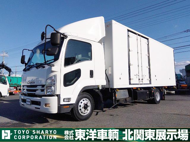 １３６８９［ＰＧ付冷蔵冷凍車］　Ｈ２７　フォワード 東プレ製－３０℃設定　ワイド６．１ｍボディ　サイド観音扉付