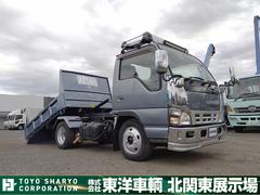 エルフトラック  ローダーダンプ/セーフティダンプ 上物花見台製 積載3t 荷台寸法304x160x36 4ナンバー シートキャリア付 メッキパーツ ETC 走行10.6万km 5速ミッション 中古車画像
