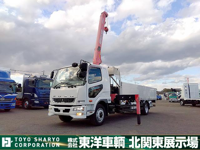 １３８００［クレーン付アルミ平］　Ｈ２２　ファイター ４段ラジコン　角足＆差し違い　６ｍ標準ボディ　積載７．３ｔ　増トン車