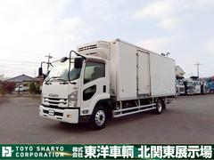 フォワード  格納PG付冷蔵冷凍車 上物日本フルハーフ製 冷凍機菱重製 -30°C設定 6.1mセミワイドボディ 積載3.05t 荷台寸法610×214×201 荷台床縞板張り ラッシングレール2段 新明和製格納PG 中古車画像