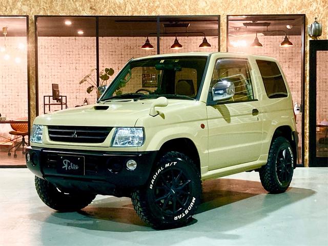 ＶＲ　４ＷＤ　ターボ　リフトアップ　ＣＴ１５インチアルミ　マッドスターＭＴタイヤ　ウッド調ステアリング　レトロスタイルシートカバー　ラテラルロッド　前後ドラレコ　ＥＴＣ　カロッツェリアオーディオデッキ