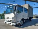 いすゞ エルフトラック 　１．４ｔ積　ダブルキャブロング　幌車　...