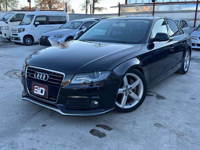 Ａ４(アウディ) ２．０ＴＦＳＩクワトロ　４ＷＤ　ＥＴＣ　バックカメラ　ナビ　ＴＶ　アルミホイール　オートライト　ＨＩＤ　ＡＴ　スマートキー　盗難防止システム　パワーシート　ＣＤ　ＡＢＳ　エアコン　パワーステアリング　パワーウィンドウ 中古車画像