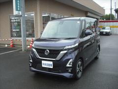 ルークス ハイウェイスター Gターボ プッシュスタート 純正9インチナビ フルセグTV 両側パワースライドドア アラウンドビューモニター エマージェンシーブレーキ Bluetooth接続 ETC 前ドラレコ DVD再生 純正15インチAW 中古車画像