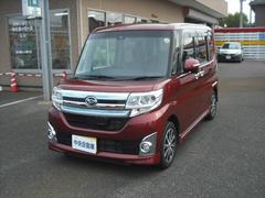 タント　カスタムＸ　トップエディションＳＡＩＩ　プッシュスタート　スマートアシストＩＩ　純正８インチナビ　Ｂカメラ　フルセグＴＶ　左側パワースライド　ＥＴＣ　ＨＩＤ　純正１４インチＡＷ　Ｂｌｕｅｔｏｏｔｈ接続　ＤＶＤ再生　電格ミラー　車検９年１０月（ダイハツ）