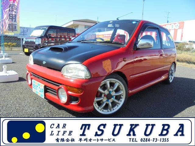 ヴィヴィオ(スバル) ＲＸ−Ｒ　スーパーチャージャー　Ｆ５速　２ＷＤ　ＤＯＨＣ１６バルブ４気筒　車高調　バケットシート 中古車画像