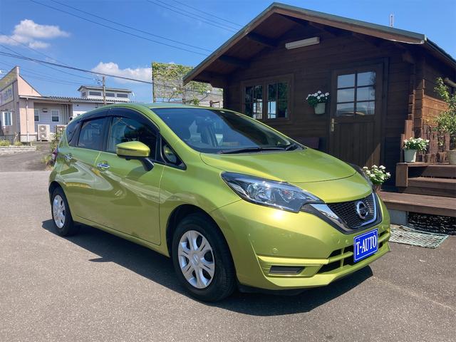 日産 ノートｘ 衝突軽減ブレーキ ドラレコ ナビ フルセグｔｖ ワンオーナー ｅｔｃ バックカメラ アイドリングストップの中古車 車体価格93万円 2018年式 走行2 5万キロ 車体色ｌグリーン 茨城県つくば市柴崎２１１ １ ナビ検索 つくば市桜１ １２ １ テクノオート