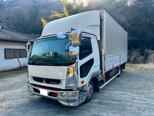 ファイター カスタム　寝台付き　アルミホイール　電動ウイング車　ＥＴＣ　アイドリングストップ車