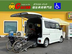 NV100クリッパーリオ  チェアキャブハイルーフ スロープ 車椅子1基 電動固定装置 手すり 禁煙車 横滑り防止 アイドリングストップ プッシュスタート ナビ バックカメラ 前後ドラレコ 衝突被害軽減システム 車線離脱警報 中古車画像