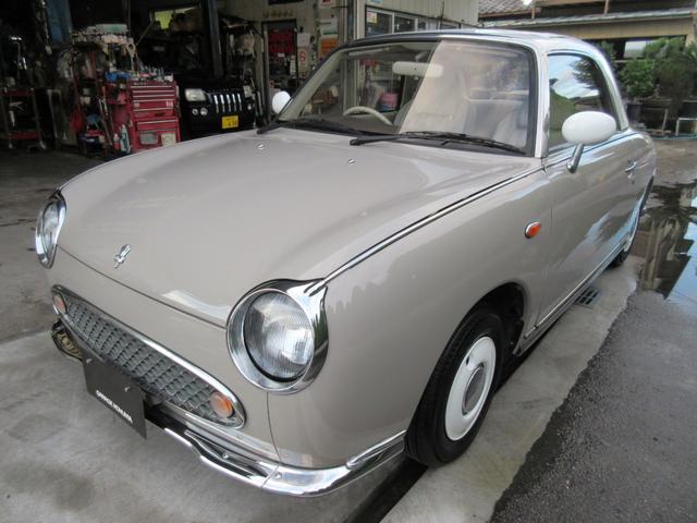 フィガロ(日産)ベースグレード 外装純正同色オールペイント 内装