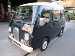 サンバーディアス ディアス クラシック 5F 4WD 同色オールペイント ツーオーナー記録簿10枚 禁煙車 取扱説明書 サイドバイザー 両側スライドドア Bluetooth接続機器 中古車画像